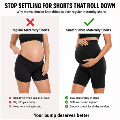 SnatchBabes Maternity Shorts
