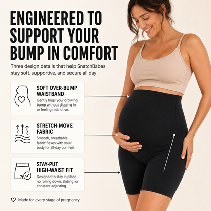 SnatchBabes Maternity Shorts