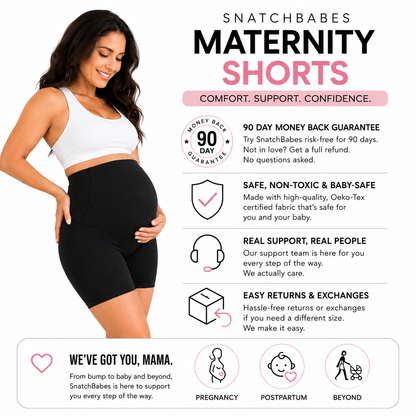 SnatchBabes Maternity Shorts