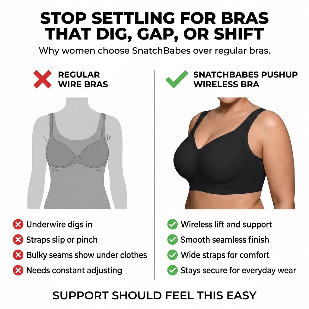 SnatchBabes Pushup Wireless Bra