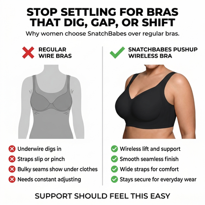 SnatchBabes Pushup Wireless Bra