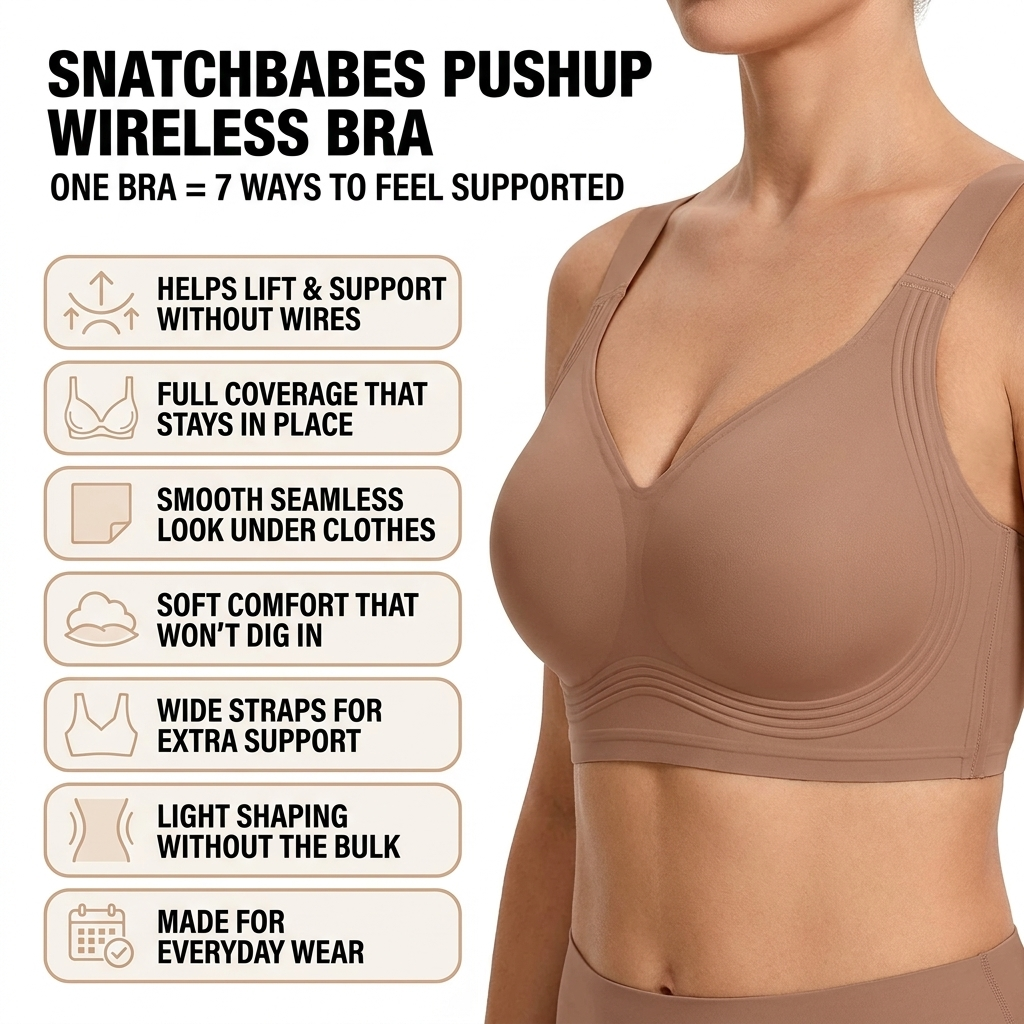 SnatchBabes Pushup Wireless Bra