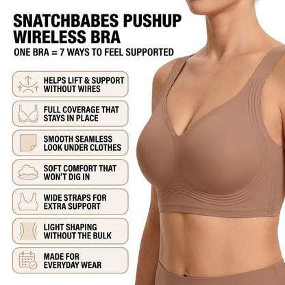 SnatchBabes Pushup Wireless Bra