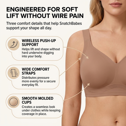 SnatchBabes Pushup Wireless Bra